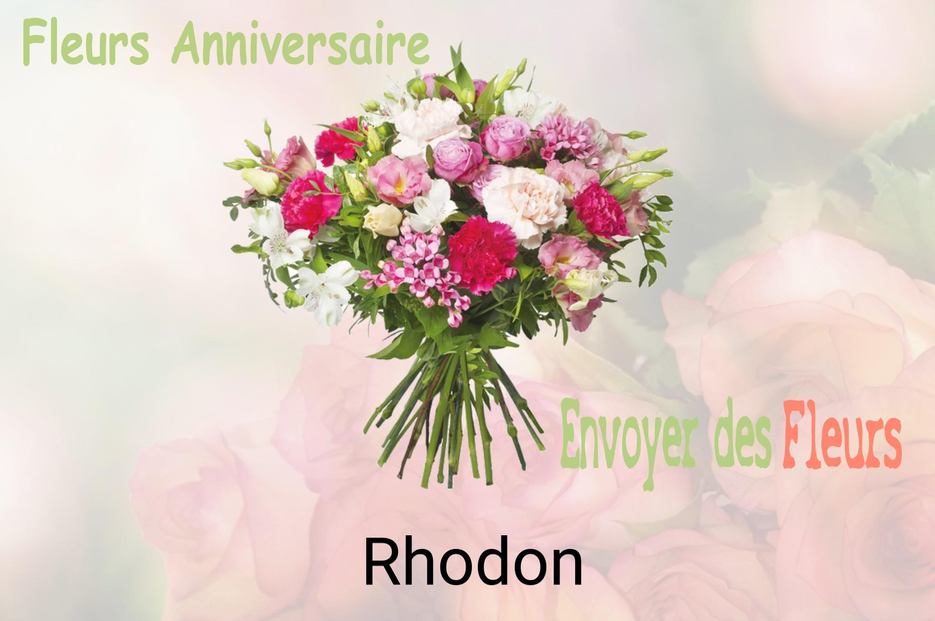 Bouquet de fleurs d’anniversaire livré à Rhodon
