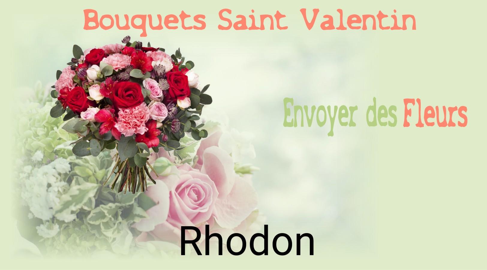 Roses de Saint-Valentin livrées à Rhodon